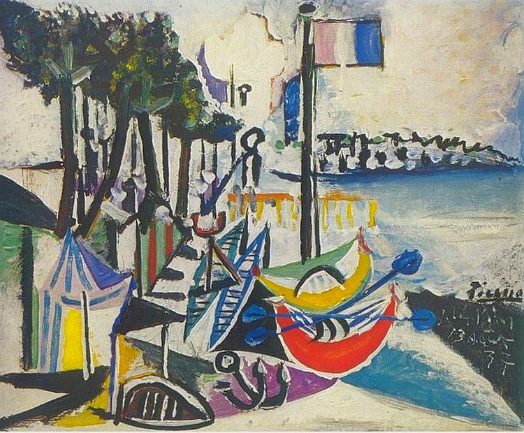 paysage juan-les-pins Picasso 