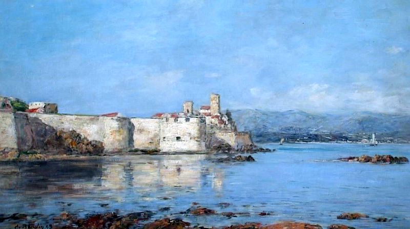 Antibes par Eug&egrave;ne Boudin