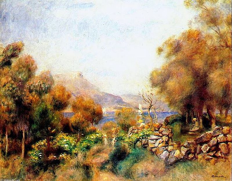 Antibes par Pierre Auguste Renoir