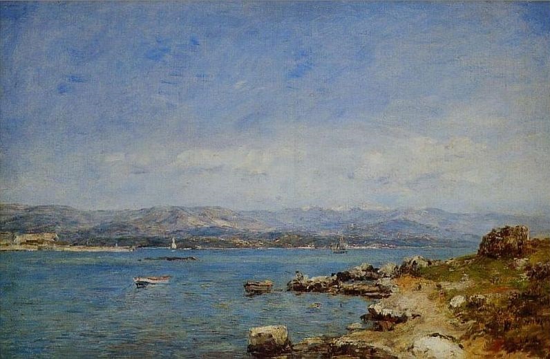 Antibes par Eug&egrave;ne Boudin