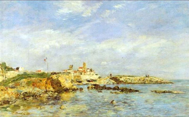 Antibes par Eug&egrave;ne Boudin