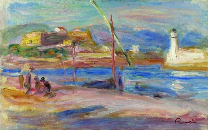 Fort carr&eacute; Antibes par Renoir