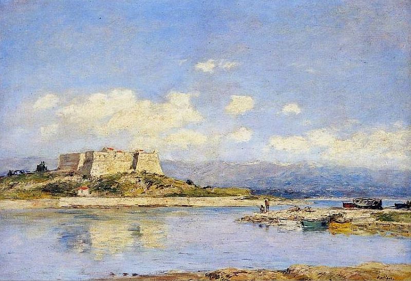 Antibes par Eug&egrave;ne Boudin