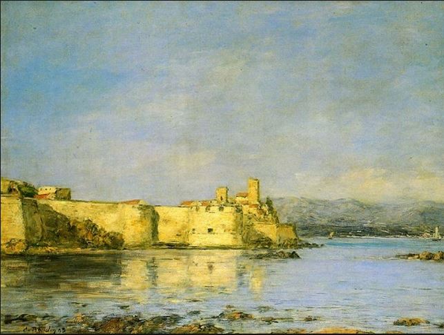 Antibes par Eug&egrave;ne Boudin