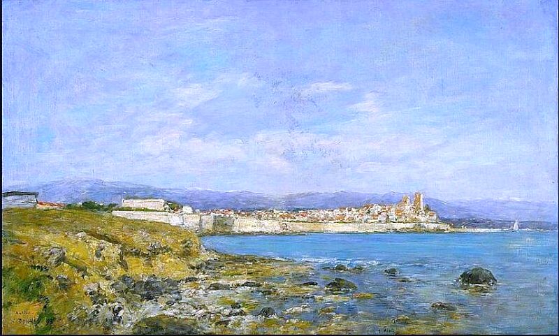 Antibes par Eug&egrave;ne Boudin