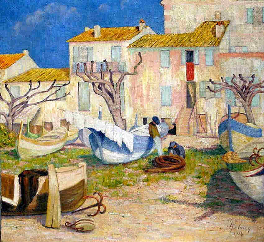 Emile Lebacq  &agrave;  Cros-de-Cagnes