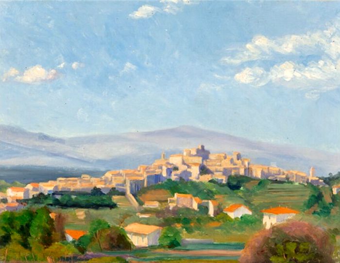 Cagnes par Georges Emile Lebacq  