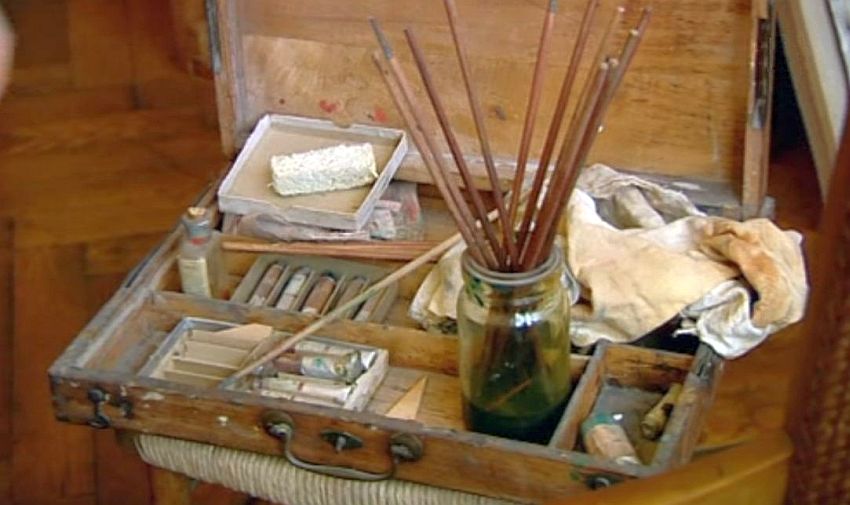 La bo&icirc;te &agrave; peinture de Renoir, les Colettes, Cagnes
