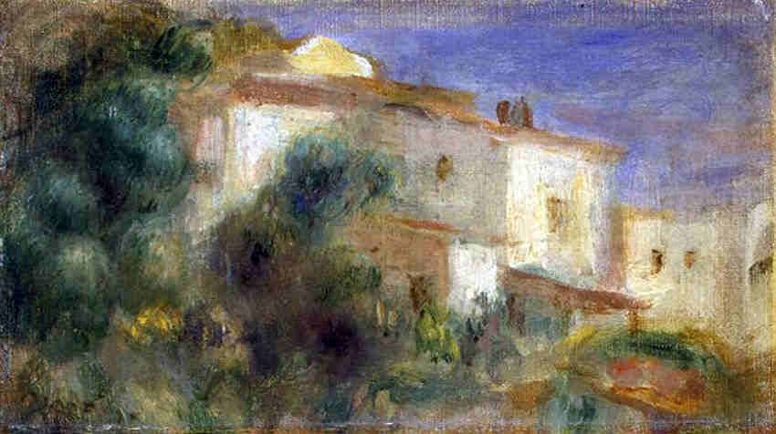Renoir  maison de la poste &agrave; Cagnes
