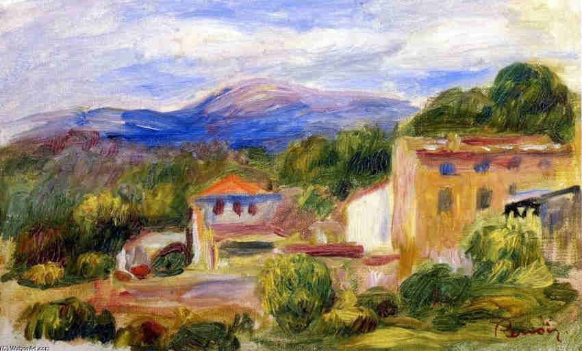 Renoir paysage de Cagnes
