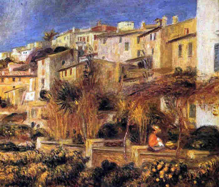 Renoir   terrasses &agrave; Cagnes