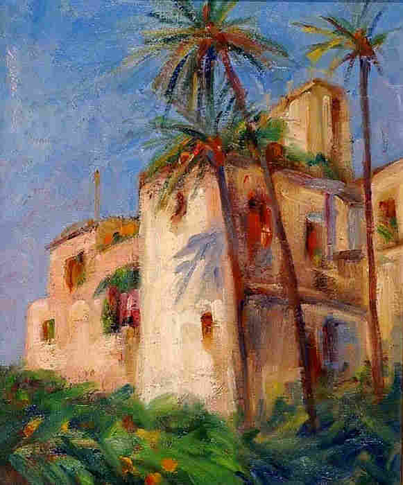 Maison &agrave; Cagnes par Maurice Vaumousse