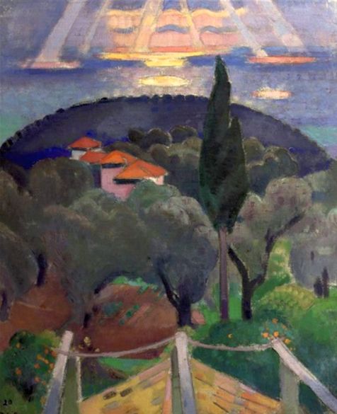 Cap Martin par Jean van den Eeckouudt