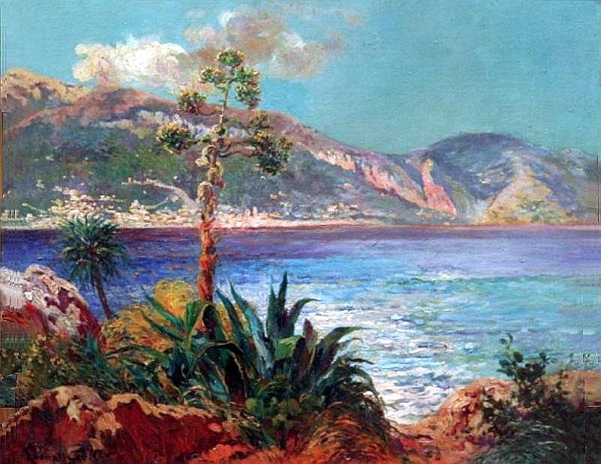 Paysage de la c&ocirc;te d'azur par Laurent Gsell