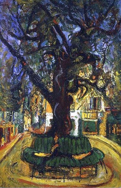 Saint Paul de Vence par Cha&iuml;m Soutine