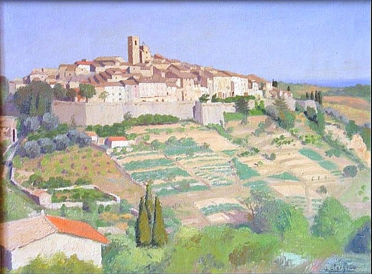 Saint Paul de Vence par Auguste Clergeau