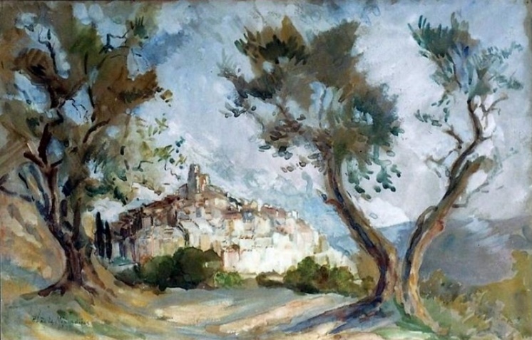 Saint Paul de Vence par Blanche de la M&eacute;nardi&egrave;re