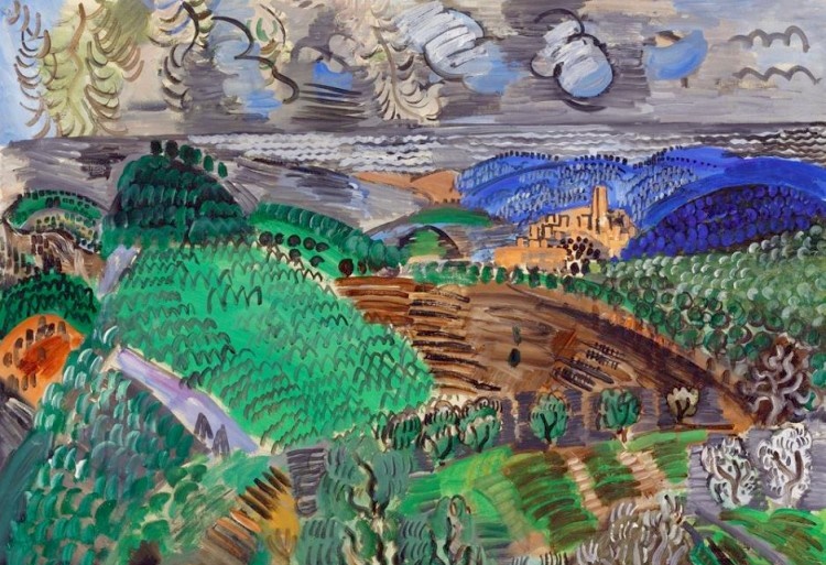 Saint Paul de Vence par Raoul Dufy