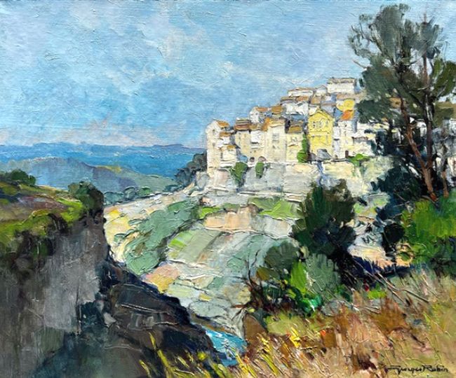 Tourettes-sur-loup par Georges Charles Robin