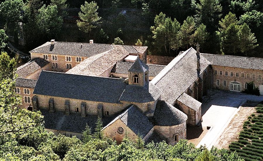 Vue abbaye de  Silvacane