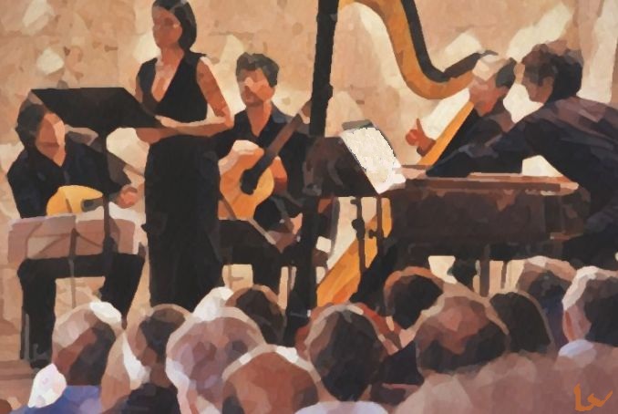 Concert &agrave; Silvacane par Laura Voolu