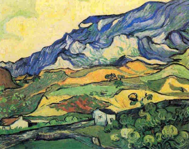 les Alpilles p ar Vincent Van Gogh
