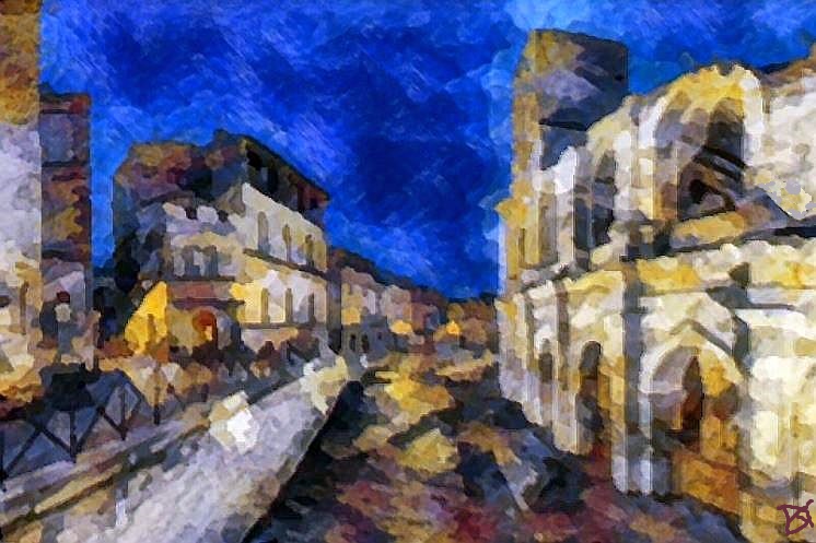 Le ar&egrave;nes d'Arles  par Dan Kopel