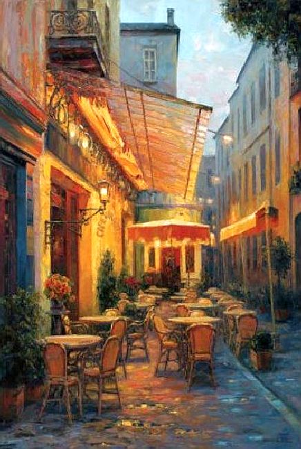Le caf&eacute; de van Gogh &agrave; Arles par Yoshio Nosawa