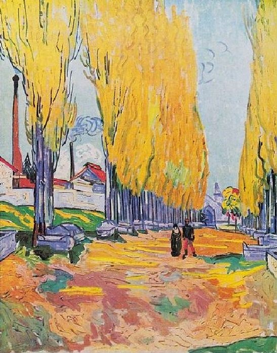 Les Alyscamps &agrave; Arles par Vincent van Gogh