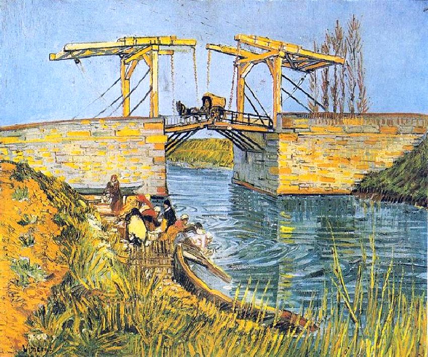 Pont levant ou pont Langlois par  Van Gogh