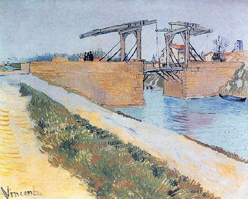 Le pont levant ou pont Langlois par Vincent van Gogh