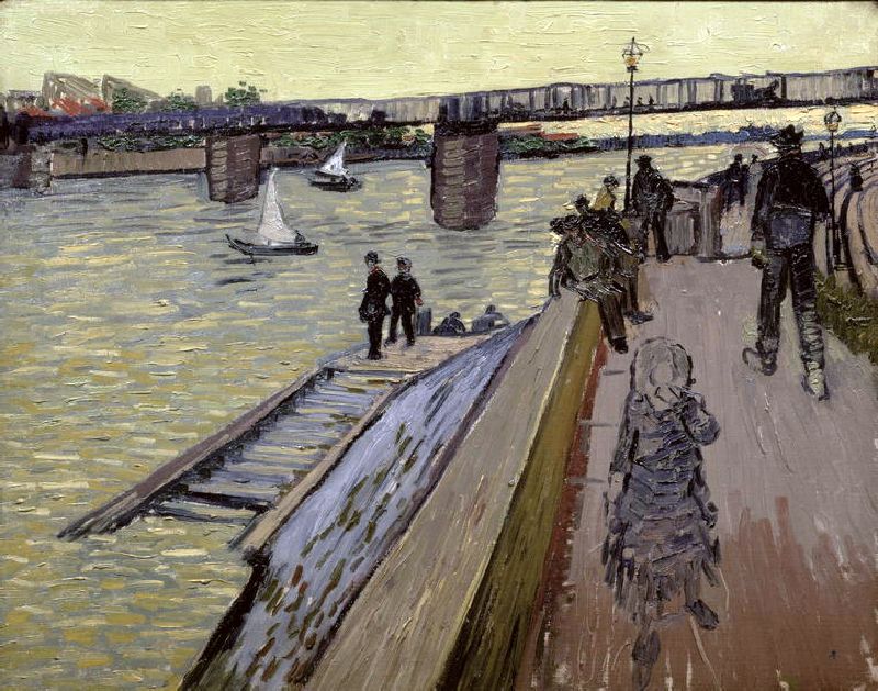 Le pont Trinquetaille &agrave; Arles par Vincent van Gogh