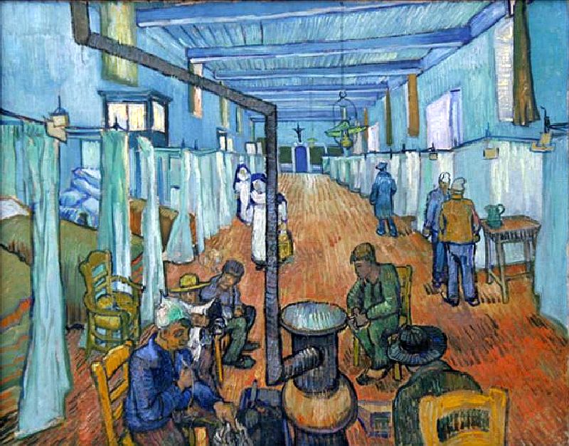La salle de l'h&ocirc;pital d'Arles par Vincent van Gogh