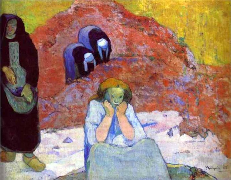 Vendanges &agrave; Arles ou mis&egrave;res humaines par Paul Gauguin