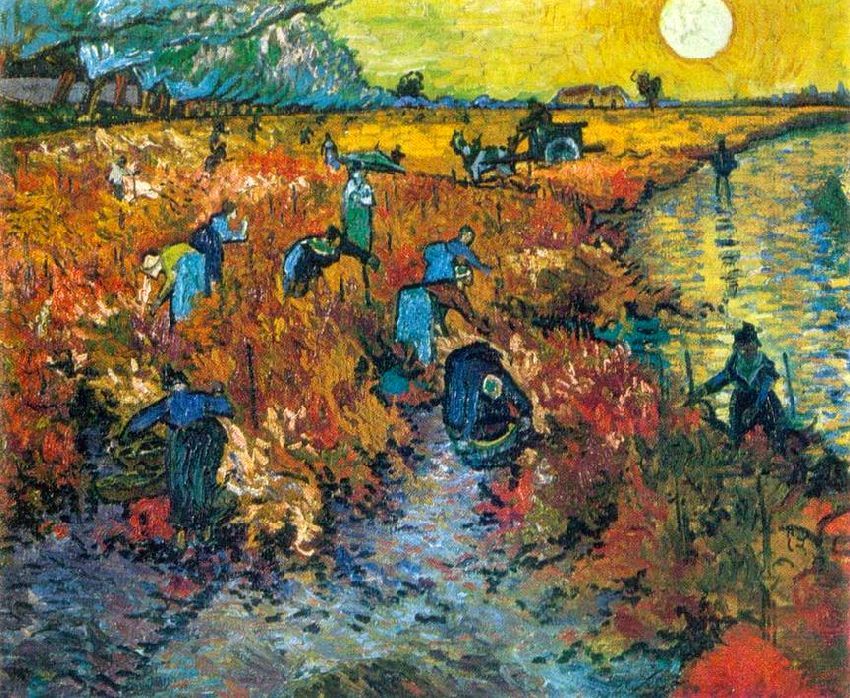 Les vignes rouges d'Arles par Vincent van Gogh