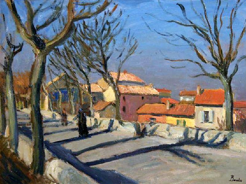 Vue d'Arles par L&eacute;onard Borde