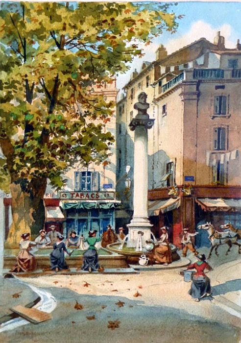 Place &agrave; Aubagne par Etienne Dantoine