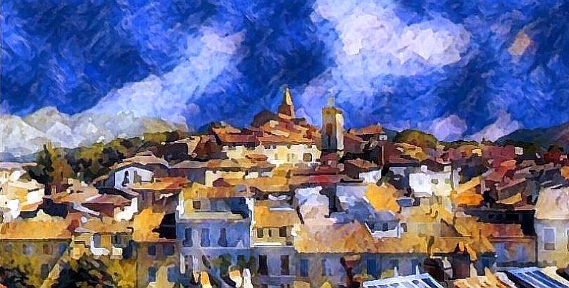 Vue d'Aubagne par Dan Kopel