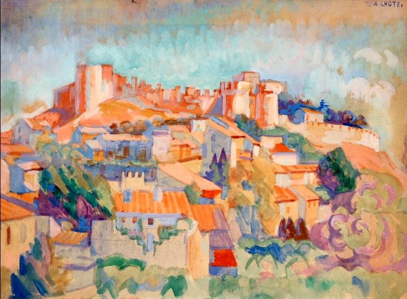 Les Baux de Provence par Andr&eacute; Lhote