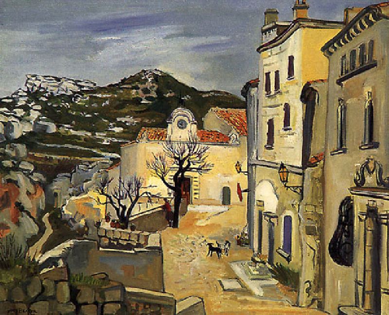 Les Baux de Provence par Yves Brayer