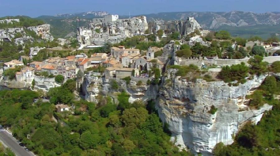 Vue des Baux-de-Provence
