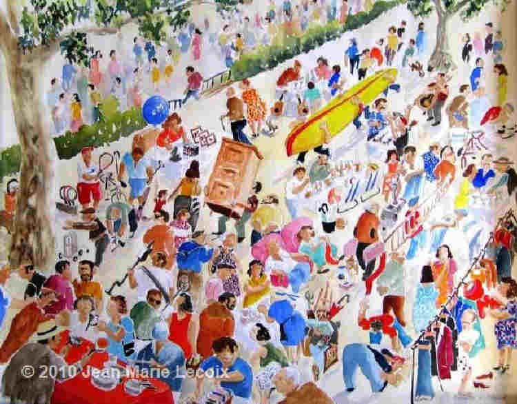 Brocante &agrave; Allauch par Jean-Marie Lecoix