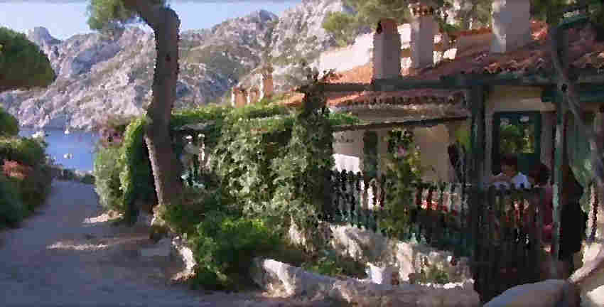 Cabanon  dans la calanque de Morgiou  par D. Kopel