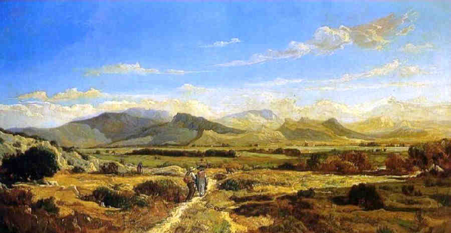 Les collines d'Allauch par Paul Guigou