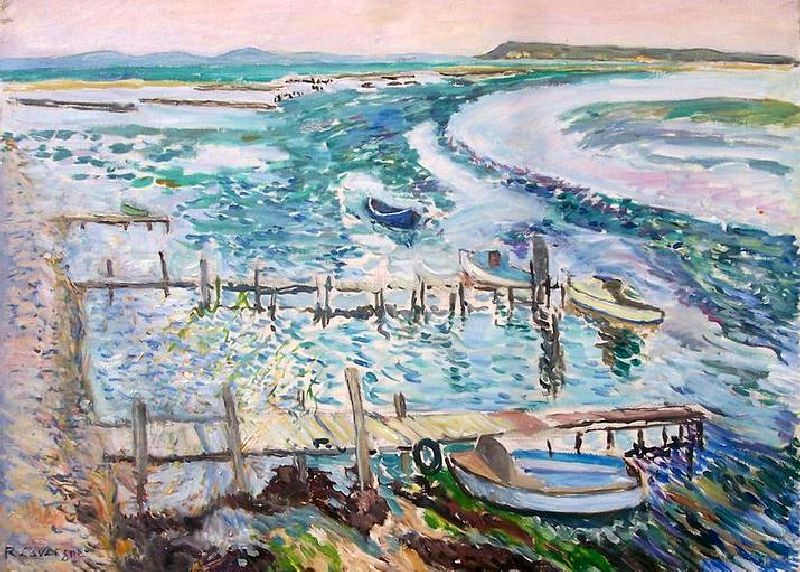 Etang de Berre pr&egrave;s de Port la Nouvelle par Robert Lavergne