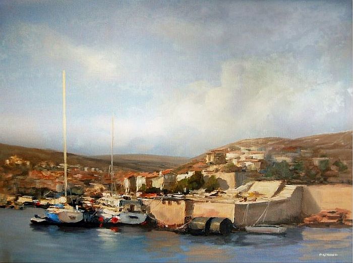 Baeaux dans le port de La Ciotat par Pascal Giroud