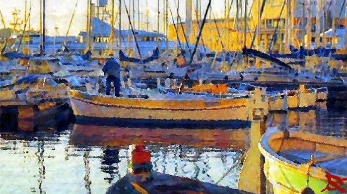 p&ecirc;cheur port La Ciotat par Dan Kopel