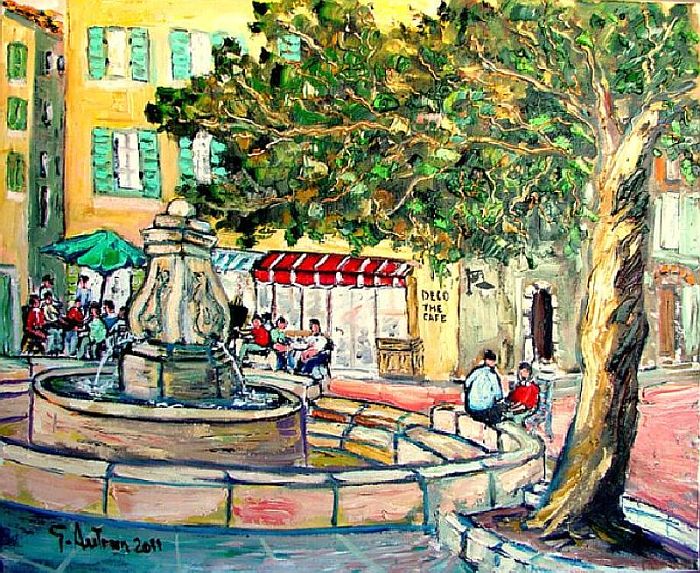 Place Sadi Carnot &agrave; La Ciotat par Georges Autran