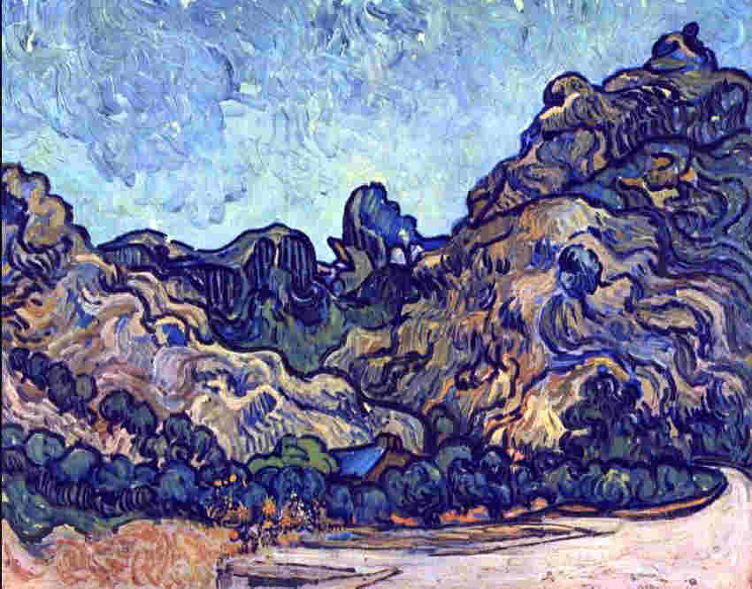 les Alpilles p ar Vincent Van Gogh