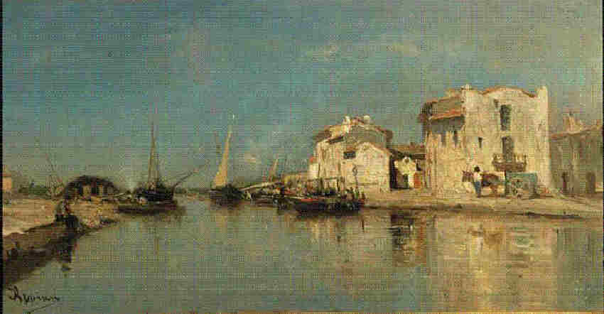 Canal aux Martigues par Adolphe Appian